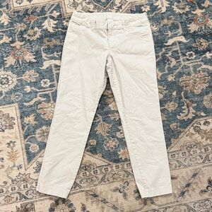 Old Navy 4 Regular Pixie Women's Light Cream Ankle Pants